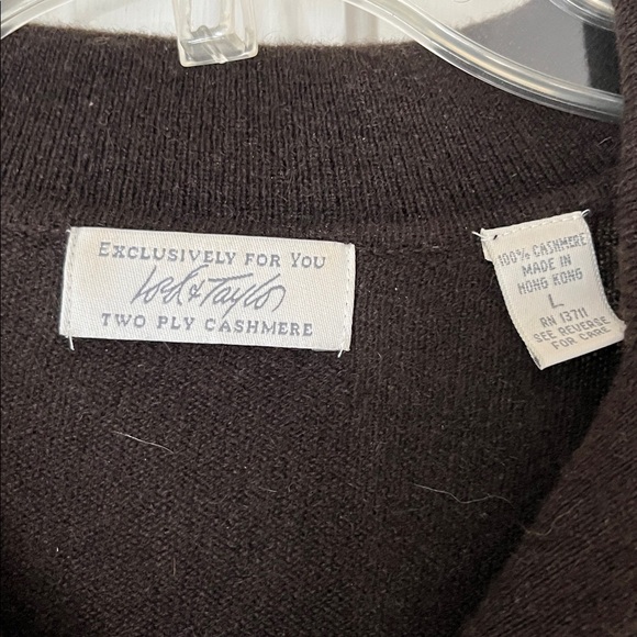 Lord & Taylor Cashmere Cardigan - Picture 2 of 4